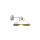 Kinkiet FELIX WHITE/GOLD 1xE27 MLP7702 Milagro