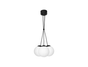 Lampa sufitowa MONTI, czarna listwa z regulowanymi reflektorkami K-4727 Kaja Lighting