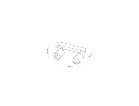 Lampa sufitowa DIXIE White 3xGX53 MLP7541 Milagro