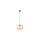 Lampa wisząca ALMA 1 - punktowa Bursztyn 4900 TK Lighting
