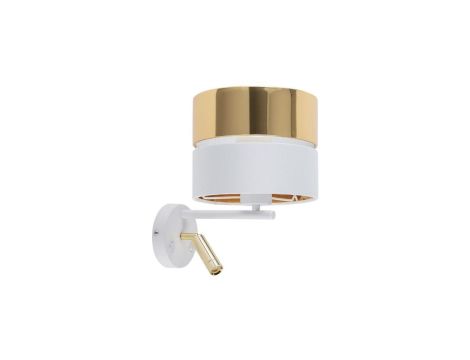 Kinkiet HILTON WHITE/GOLD 2 PŁ E_27 + G_9 5361 TK Lighting