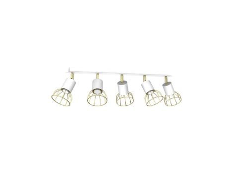 Lampa sufitowa DANTE White/Gold 5xGU10 MLP7253 Milagro