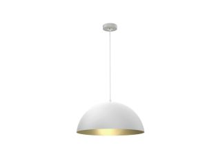 Lampa wisząca BETA WHITE/GOLD 1xE27 45cm MLP7974 Milagro