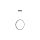 Lampa wisząca Saturno Black 28W LED ML8854 Milagro