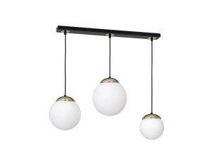Lampa wisząca SPARTA BLACK / GOLD 3xE14 MLP6500 Milagro