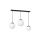 Lampa wisząca SPARTA BLACK / GOLD 3xE14 MLP6500 Milagro