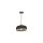 Lampa wisząca STUDIO BLACK 1xE27 MLP8851 Milagro