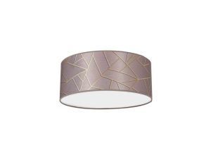 Lampa sufitowa ZIGGY PINK Gold/Pink 2xE27 MLP7585 Milagro