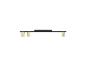 Lampa sufitowa LOGAN BLACK/GOLD na GU10 3 PŁ 5672 TK Lighting