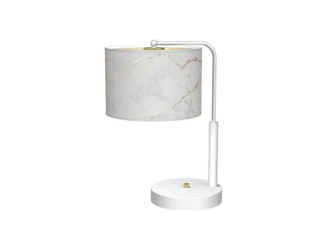 Lampka nocna SENSO White/Gold 1xE27 MLP7310 Milagro
