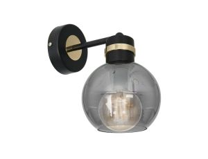 Kinkiet OMEGA BLACK / GOLD 1xE27 MLP6528 Milagro
