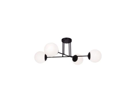 Lampa sufitowa SAVOY cztery mleczne szklane klosze kule K-4924 Kaja Lighting