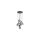 Lampa wisząca CUBUS grafit, okrągła rozeta z dziewięcioma szklanymi kloszami 10208 TK Lighting