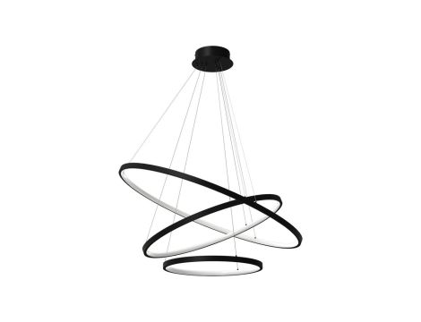 Lampa wisząca ROTONDA BLACK 93W LED ML7945 Milagro