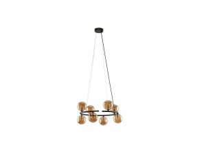 Lampa wisząca z bursztynowymi kloszami ANABELLE 8xG9 6572 TK Lighting