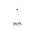 Lampa wisząca z bursztynowymi kloszami ANABELLE 8xG9 6572 TK Lighting