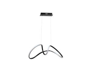 Lampa wisząca TESORO BLACK 48W LED ML7951 Milagro