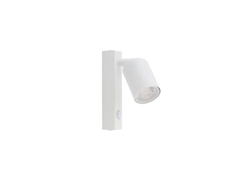 Kinkiet lampa ścienna biała z włącznikiem TOP WHITE 6186 TK Lighting