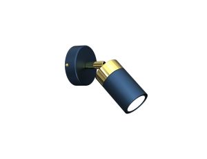 Kinkiet JOKER NAVY BLUE/GOLD 1xGU10 MLP7722 Milagro