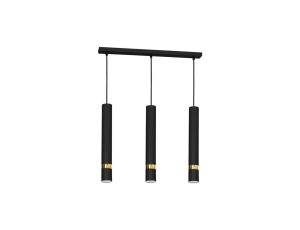 Lampa wisząca JOKER BLACK/GOLD 3xGU10 MLP6080 Milagro