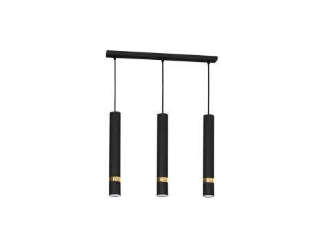 Lampa wisząca JOKER BLACK/GOLD 3xGU10 MLP6080 Milagro