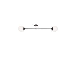 Lampa sufitowa SAVOY, szklane klosze kule na asymetrycznych ramionach K-4923 Kaja Lighting