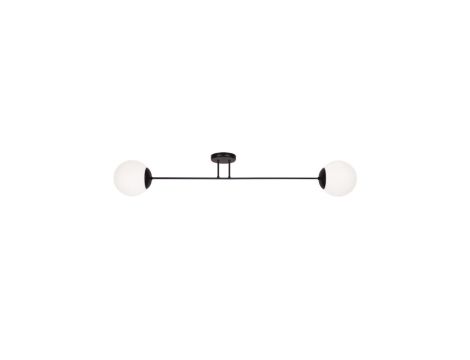 Lampa sufitowa SAVOY, szklane klosze kule na asymetrycznych ramionach K-4923 Kaja Lighting