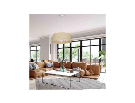 Lampa podłogowa 145cm z czarnym abażurem GRAND 16008 TK Lighting