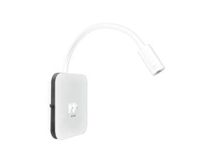 Lampka nocna BASE 8W+2W WHITE ML6351 Milagro