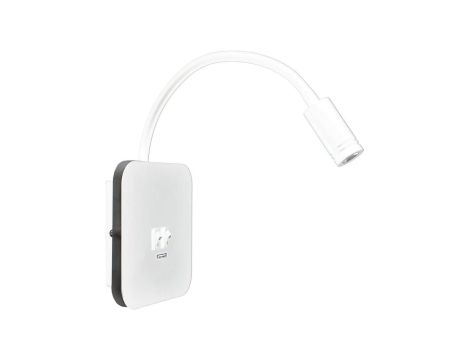Lampka nocna BASE 8W+2W WHITE ML6351 Milagro