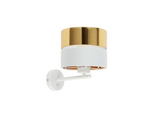 Kinkiet HILTON WHITE/GOLD 1 PŁ 4770 TK Lighting