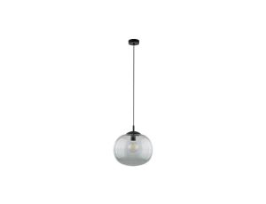 Lampa wisząca ze szklanym, grafitowym kloszem VIBE 1xE27 4972 TK Lighting