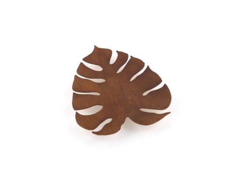 Kinkiet drewniany liść MONSTERA Czarny/Orzech 3xG9 5427 TK Lighting