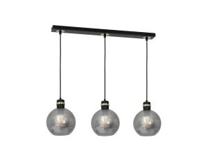 Lampa wisząca OMEGA BLACK / GOLD 3xE27 MLP6531 Milagro