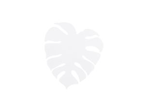 Kinkiet biały w kształcie liścia MONSTERA 5915 4xG9 TK Lighting