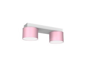 Lampa sufitowa DIXIE Pink/White 2xGX53 MLP7554 Milagro