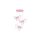 Lampa Wisząca EMMA PINK 3xE27 MLP1040 Milagro