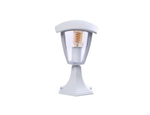 Lampa ogrodowa stojąca FOX WHITE 1xE27 Mała EKO3513 Milagro