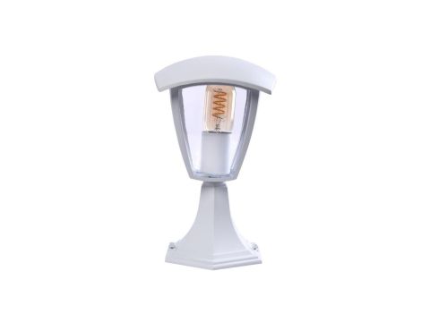Lampa ogrodowa stojąca FOX WHITE 1xE27 Mała EKO3513 Milagro