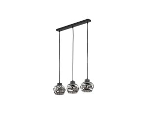 Lampa wisząca ZULIA 3 - punktowa Grafit lustrzany 5725 TK Lighting