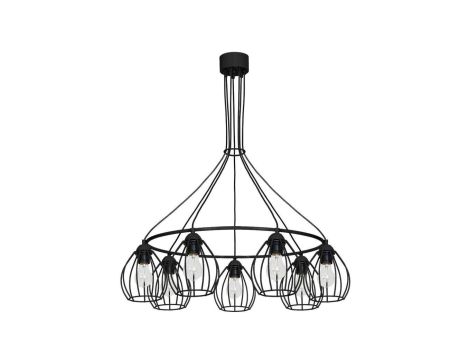 Lampa Wisząca DON BLACK 7xE27 MLP752 Milagro