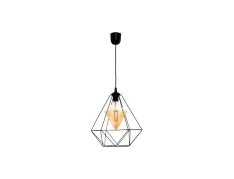 Lampa wisząca ALAMBRE BLACK 1xE27 4W żarówka w zestawie MLP4130 Milagro