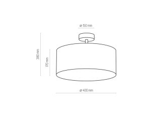 Lampka Nocna ULTIMO BLACK 1xE27 MLP7343 Milagro