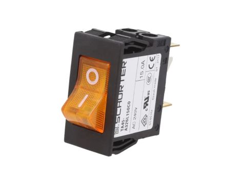 TA45-A326L150C0 Wyłącznik nadprądowy Iznam: 15A Uznam: 240VAC 60VDC DPST Bieguny: 2
