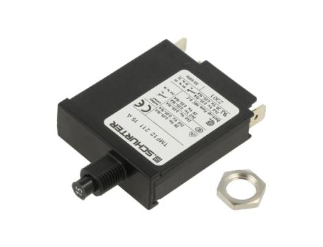 Wyłącznik nadprądowy Iznam: 15A Uznam: 240VAC 28VDC SPST Bieguny: 1 4410.0081