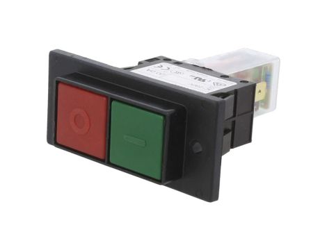 Wyłącznik nadprądowy Iznam: 20A Uznam: 240VAC 60VDC DPST Bieguny: 2 4430.0997