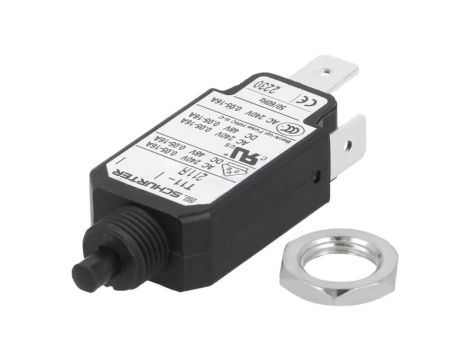 T11-211R-8A Wyłącznik nadprądowy Iznam: 8A Uznam: 240VAC 48VDC SPST Bieguny: 1