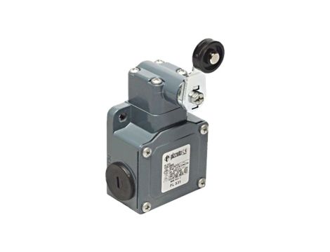 FL531 Wyłącznik krańcowy dźwignia R 40mm, rolka z tworzywa Ø20mm