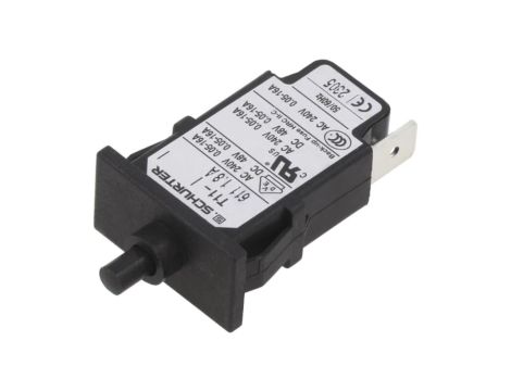 T11-611-1.8A Wyłącznik nadprądowy Iznam: 1,8A Uznam: 240VAC 48VDC SPST Bieguny: 1