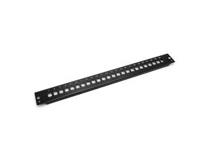 Płyta czołowa do światłowodowego panelu krosowego24x LC duplex 1U (do DN-96200-QL), czarny DN-96207-BL-QL